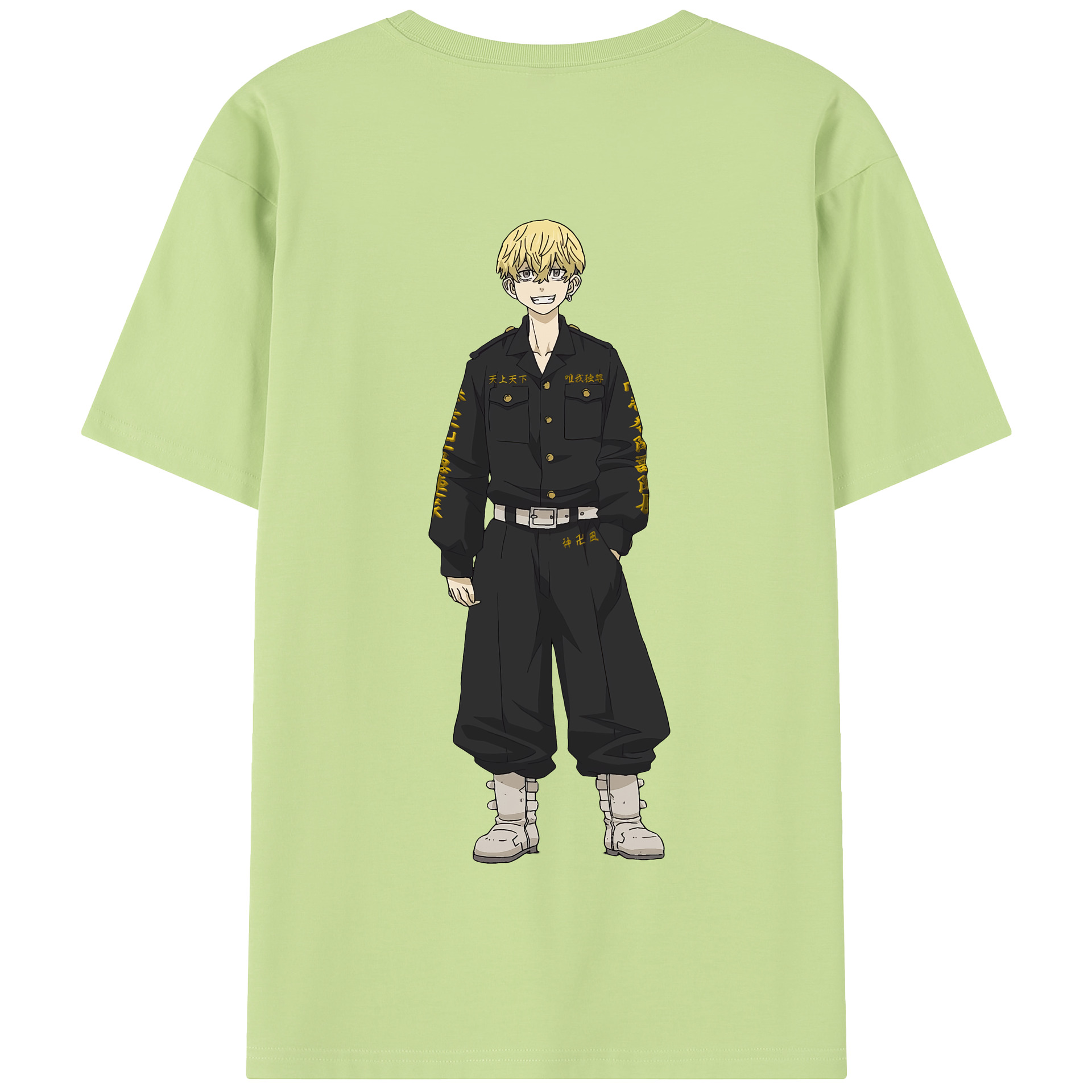 （画像用） 東京リベンジャーズ Tokyo Revengers 綿100％半袖Tシャツ（背面プリント）